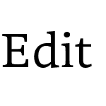 EditSerifPro-Light