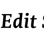 EditSerifPro-SemiBoldIt