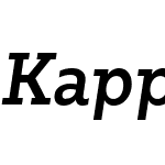 Kappa Vol2 Bold Italic