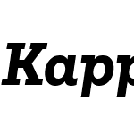 Kappa Vol2 Display ExtraBold It