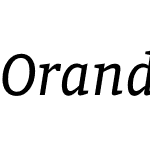 OrandaBT-Italic