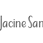 Jacine Sans Inline