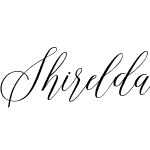 Shirelda Script Slant