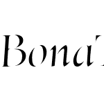 Bona Title Italic