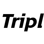 Tripleta Extrabold Italic