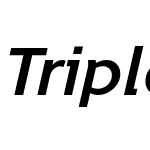 Tripleta Medium Italic