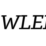 WLEEMO+Regime-Italic