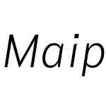 Maipo Sans