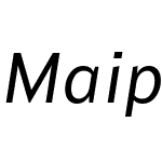 Maipo Sans