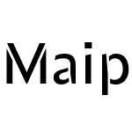 Maipo Sans Stencil