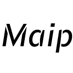 Maipo Sans Stencil