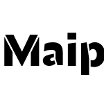 Maipo Sans Stencil