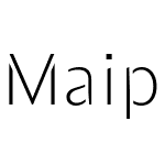 Maipo Sans Stencil