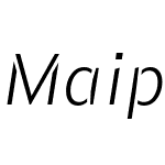 Maipo Sans Stencil