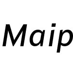 Maipo Sans