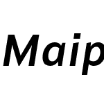 Maipo Sans