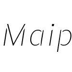 Maipo Sans Stencil