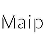 Maipo Sans Stencil