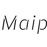 Maipo Sans Stencil