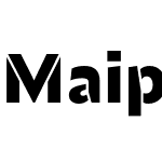 Maipo Sans Stencil