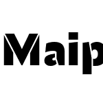 Maipo Sans Stencil