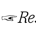 Reserve-LightItalic