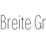 Breite Grotesk