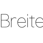 Breite Grotesk