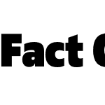 Fact Condensed Web Black