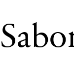 SabonNext LT DisplayOsF