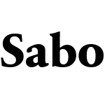 SabonNext LT ExtraBoldOsF