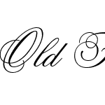 Old Fashion Script Flourishes