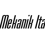 Mekanik Italic