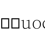 QuodlibetSerif-Thin