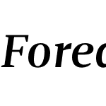 Foreday Serif