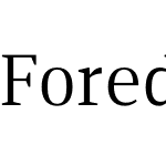 Foreday Serif