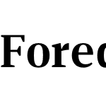 Foreday Serif