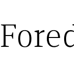 Foreday Serif