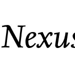 Nexus Serif Pro