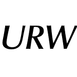 URW Classico Medium Italic