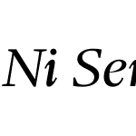 Ni Serif