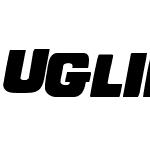 Uglier Things Staggered Italic