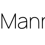 Manrope