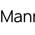 Manrope