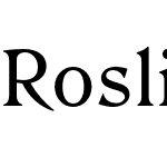 Roslindale Text