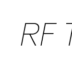 RFTone-UltralightItalic