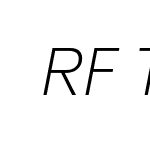 RFTone-ExtralightItalic