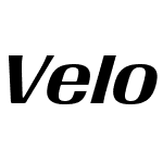 Velo Sans Display Bold Italic