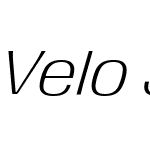 Velo Sans Display Light Italic