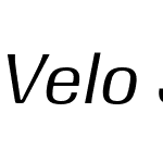 Velo Sans Text Italic